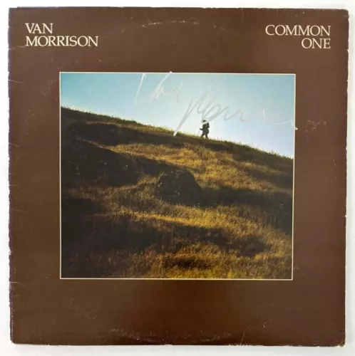 VAN MORRISON SIGNED AUTOGRAPH ALBUM VINYL RECORD LP – COMMON ONE W/ BECKETT COA COLLECTIBLE MEMORABILIA