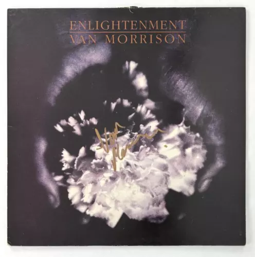 VAN MORRISON SIGNED AUTOGRAPH ALBUM VINYL RECORD LP – ENLIGHTENMENT BECKETT COA COLLECTIBLE MEMORABILIA