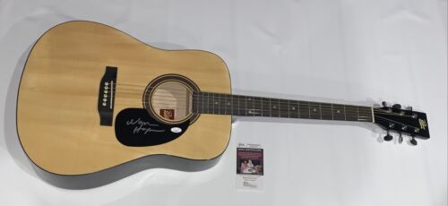 WARREN HAYNES SIGNED NATURAL ACOUSTIC GUITAR ALLMAN BROTHERS GOVT MULE JSA COA COLLECTIBLE MEMORABILIA
