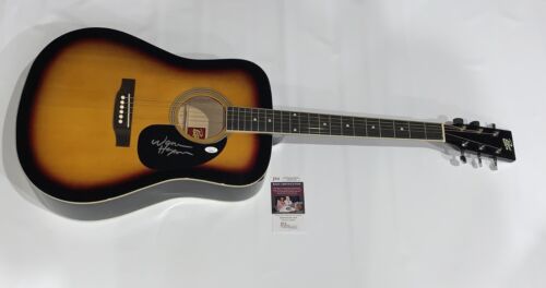 WARREN HAYNES SIGNED SUNBURST ACOUSTIC GUITAR ALLMAN BROTHERS GOVT MULE JSA COA COLLECTIBLE MEMORABILIA