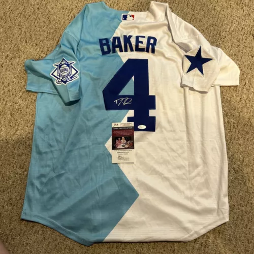 WASHINGTON NATIONALS- DARREN BAKER SIGNED AUTOGRAPH 2022 FUTURES GAME JERSEY JSA