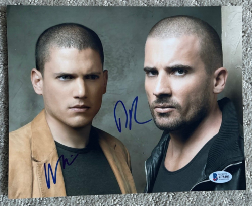 Wentworth Miller Dominic Purcell signed autographed 8x10 photo Prison ...