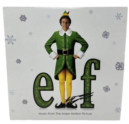 Will Ferrell Signed Elf Movie Soundtrack Vinyl Record Album Autograph ...