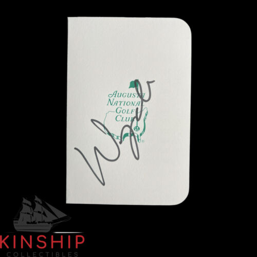 WYNDHAM CLARK SIGNED MASTERS SCORECARD JSA COA AUGUSTA PGA GOLF AUTO Z1568 COLLECTIBLE MEMORABILIA