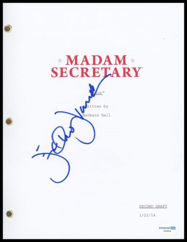 ZELJKO IVANEK “MADAM SECRETARY” AUTOGRAPH SIGNED FULL PILOT EPISODE SCRIPT ACOA COLLECTIBLE MEMORABILIA