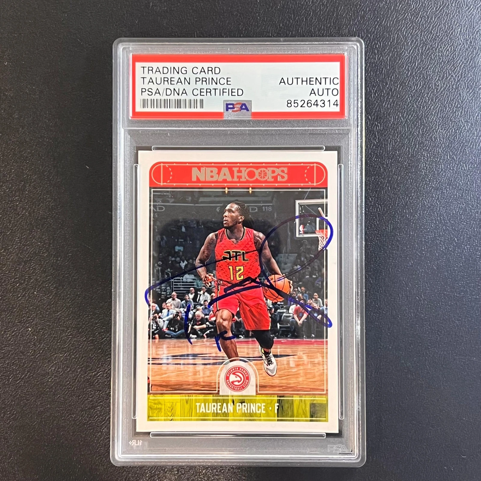 2019-20 Panini Mosaic #61 Taurean Prince Signed Card PSA Slabbed Hawks