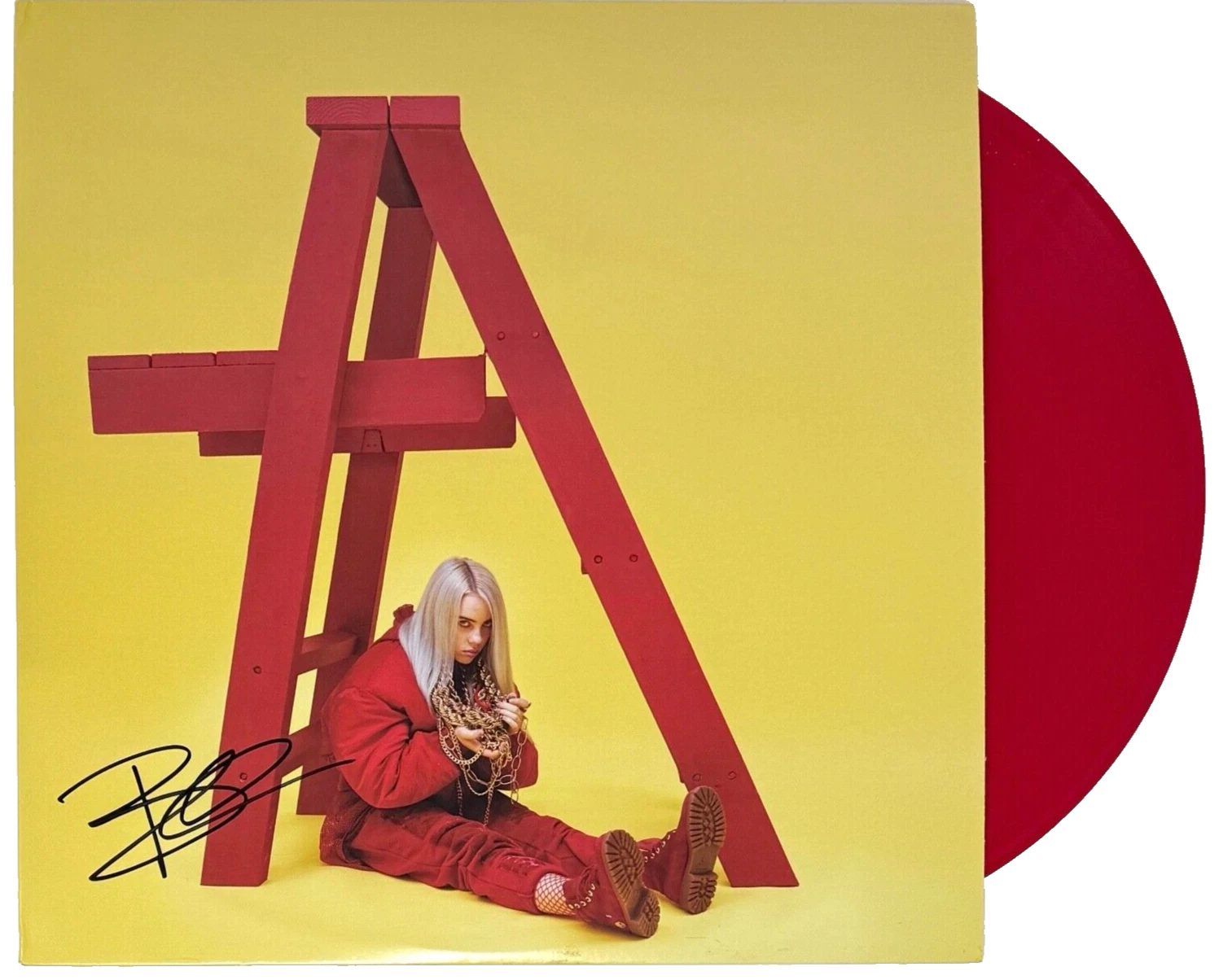 Billie Eilish Signed Autograph Don't Smile At Me Vinyl Record Album ACOA COA