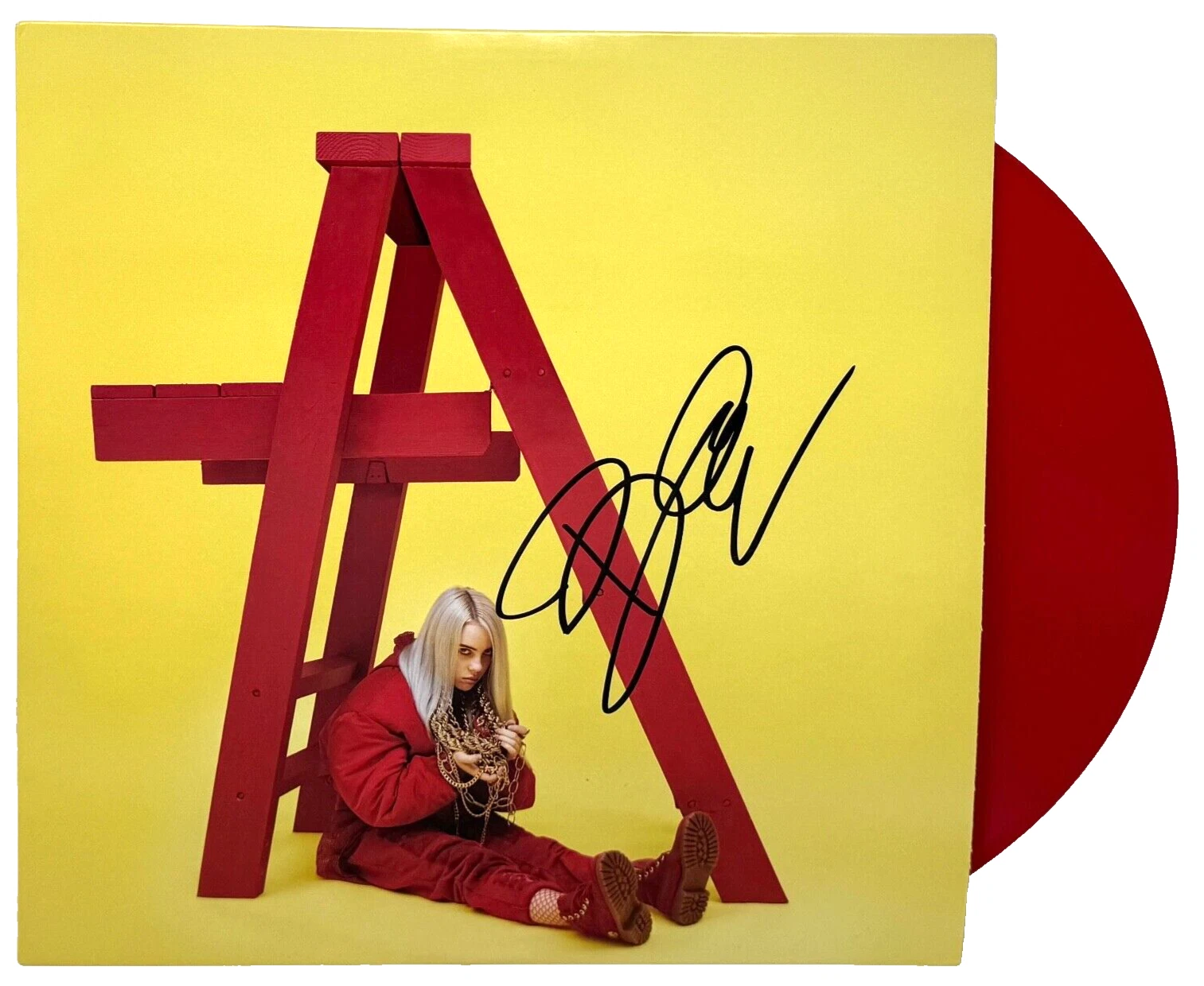 Billie Eilish Signed Autograph Don't Smile At Me Vinyl Record Album ACOA COA