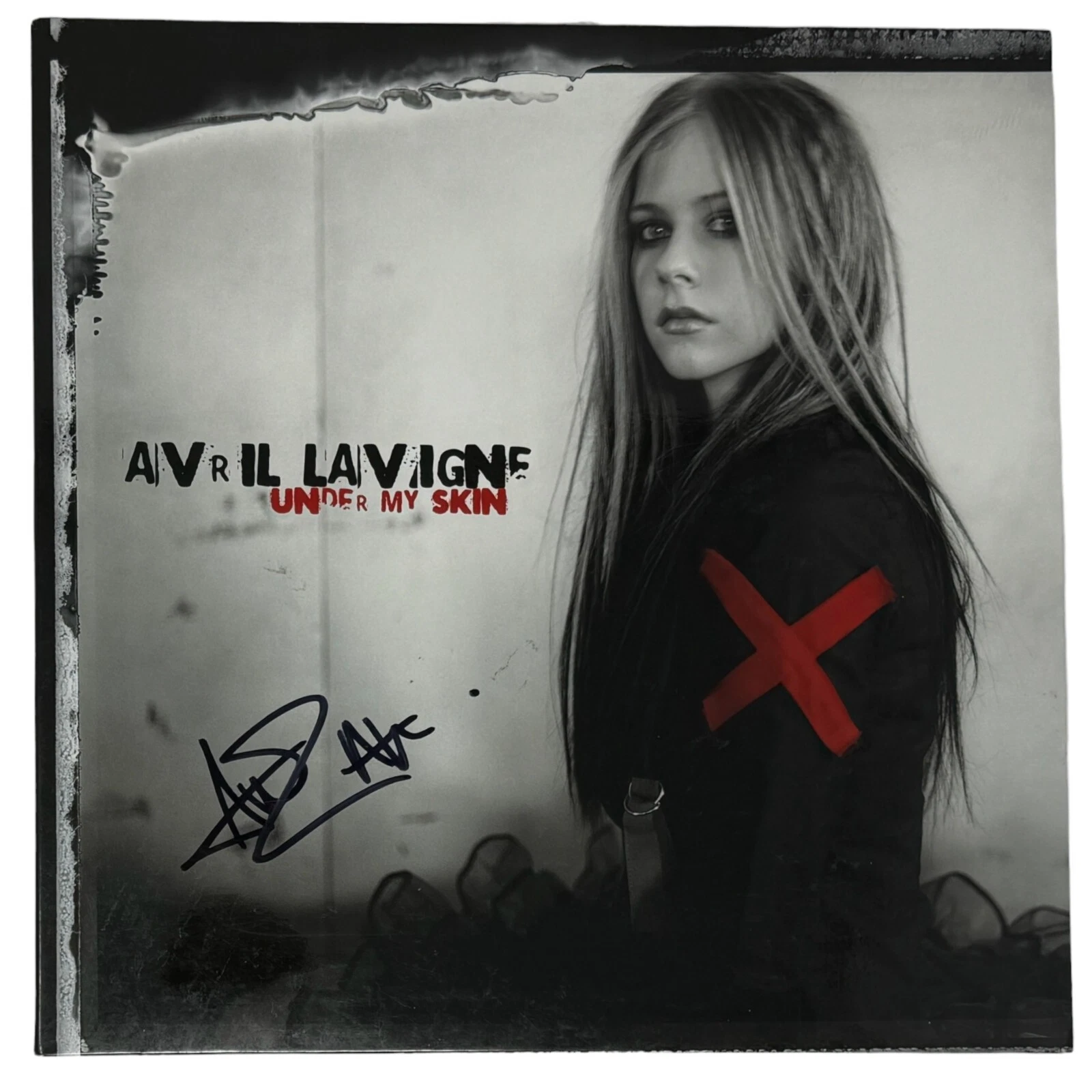 Avril Lavigne Signed Autograph Under My Skin Vinyl Record Album LP Beckett COA