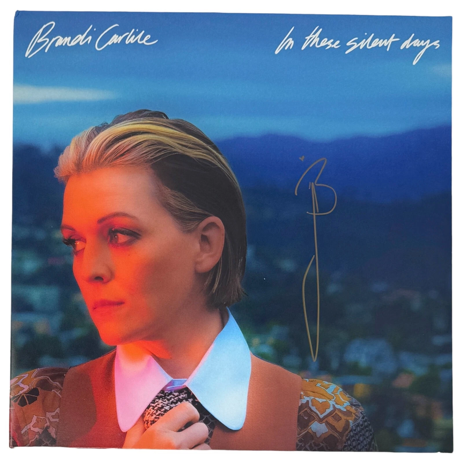 Brandi Carlile Signed Autograph In These Silent Days Vinyl Record Album BAS COA