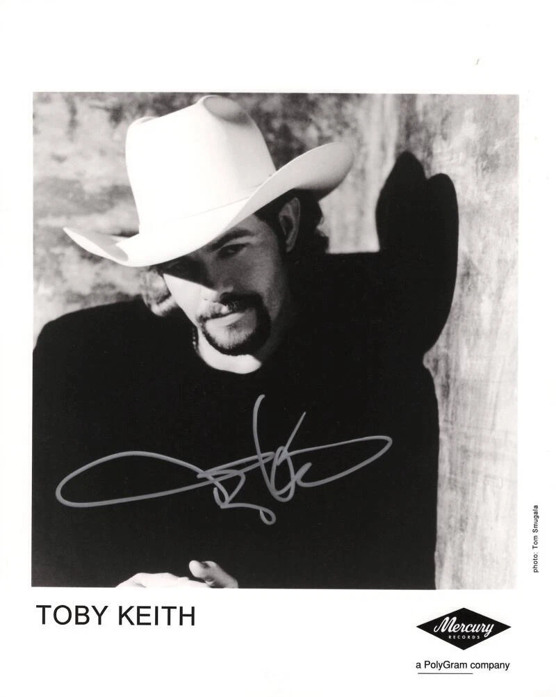Toby Keith Signed Autograph 8x10 Photo - Country Music Icon Original Promo JSA