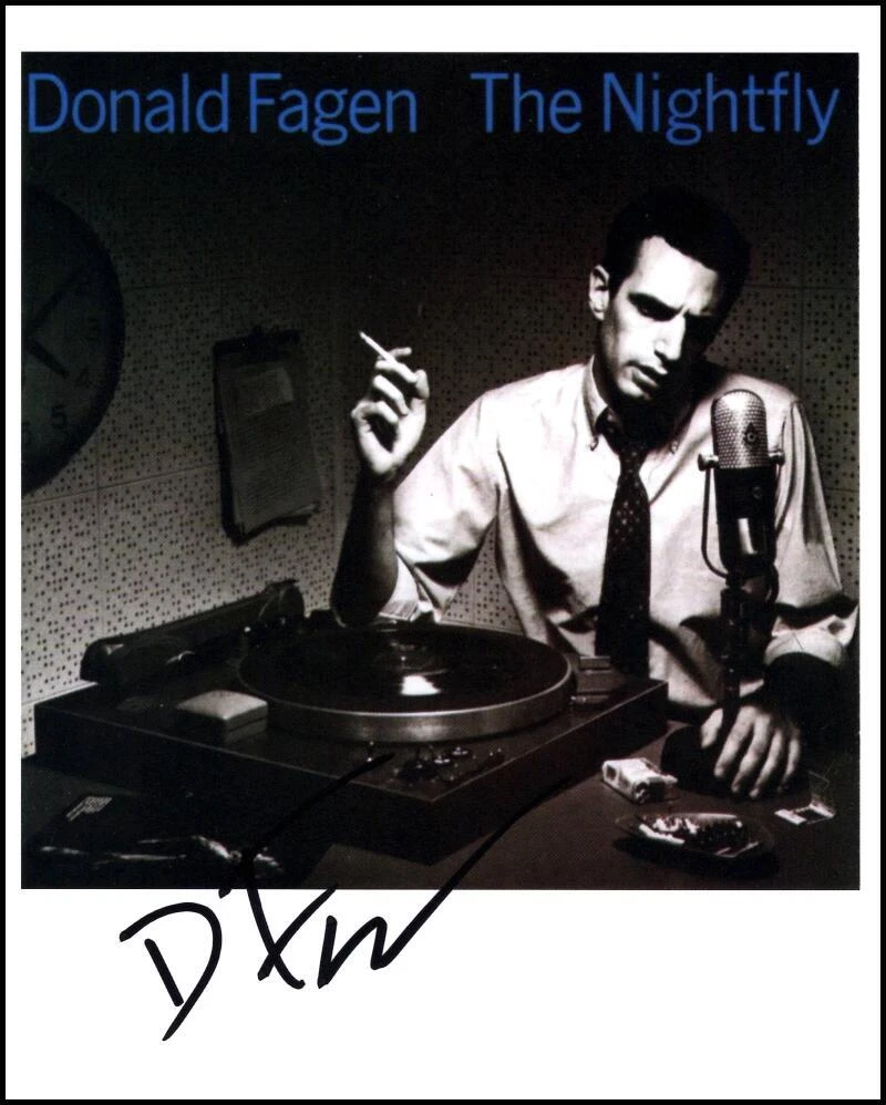 Donald Fagen Steely Dan Signed Autograph 8x10 Photo - The Nightfly Beckett COA