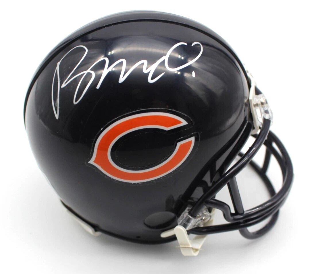 Rome Odunze Signed Chicago Bears Mini Football Helmet w/Beckett COA BM50293