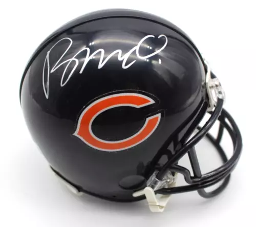 Rome Odunze Signed Chicago Bears Mini Football Helmet w/Beckett COA ...