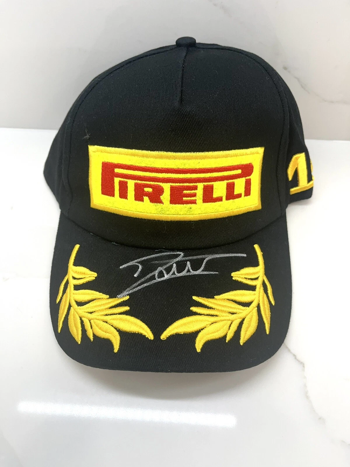 Jacques Villeneuve Hand Signed Pirelli Racing Hat Canadian Beckett BAS Cert #2