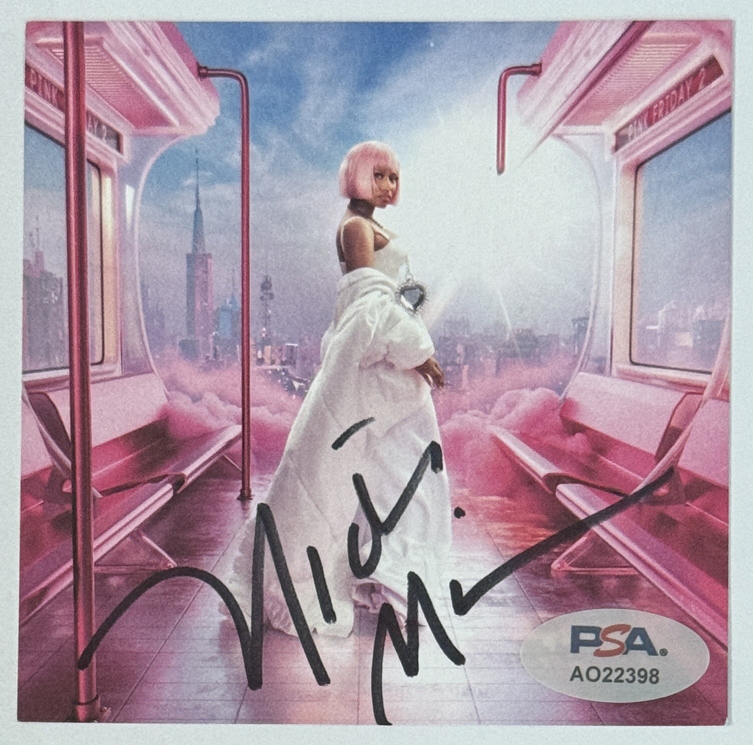 Nicki Minaj Pink Friday 2 CD & SIGNED FULL NAME Picture Autographed PSA DNA COA
