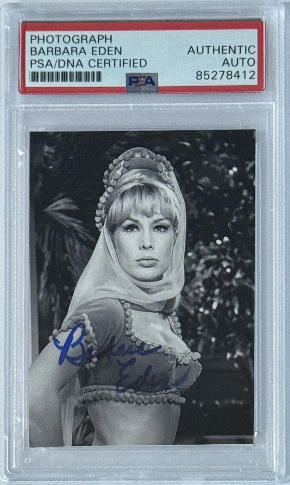 SIGNED Barbara Eden I Dream Of Jeannie Picture Autograph PSA DNA Certified COA