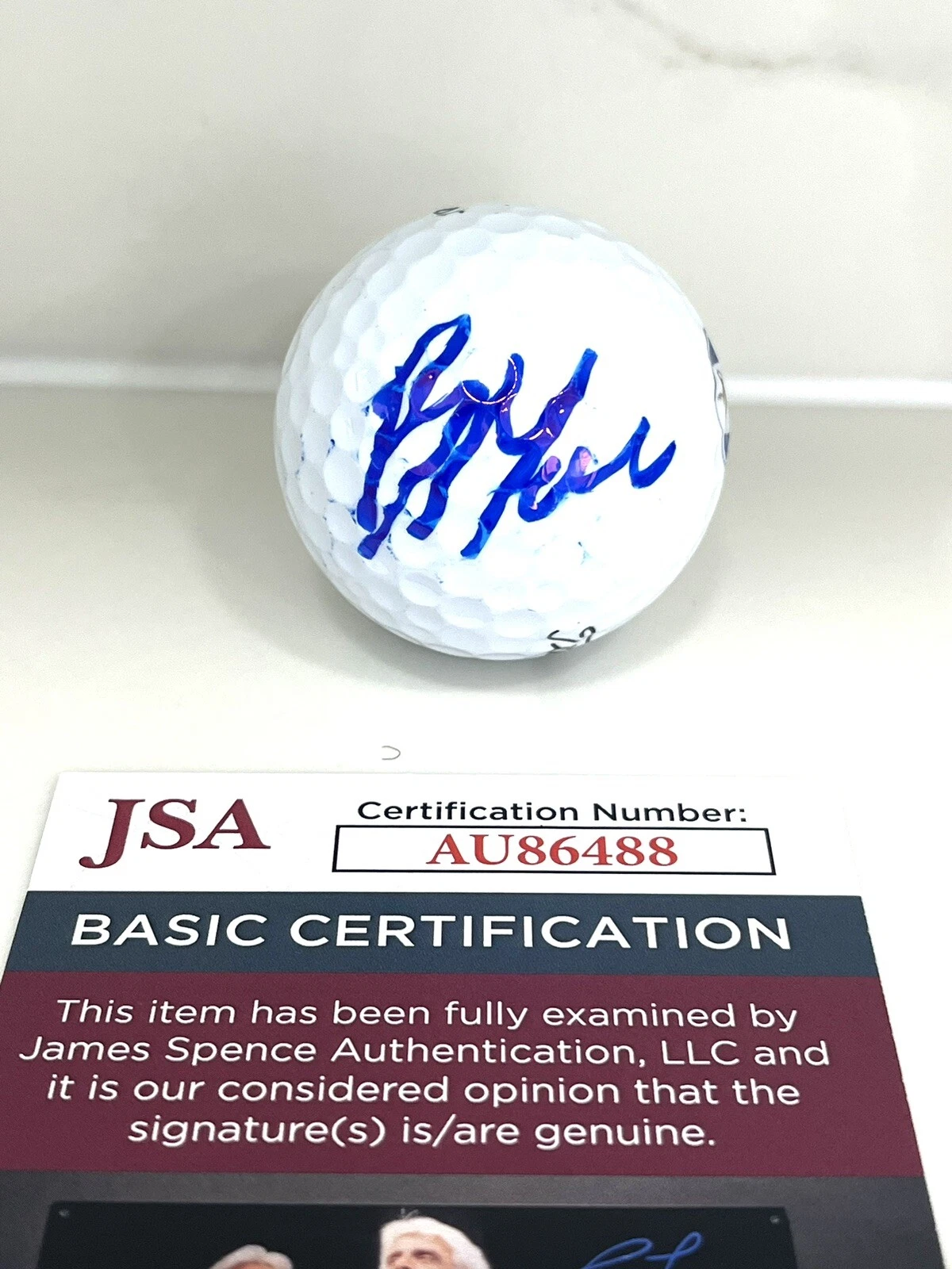 Robert MacIntyre Signed 2023 Ryder Cup Rome Golf Ball Autographed Auto JSA COA 6