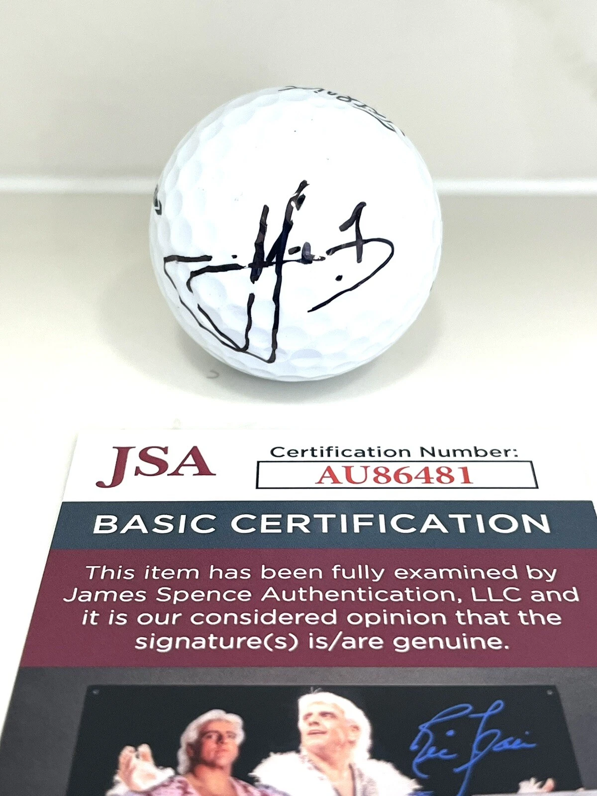 Cam Smith Hand Signed 150th PGA Championship Major Golf Ball JSA CERT COA #2