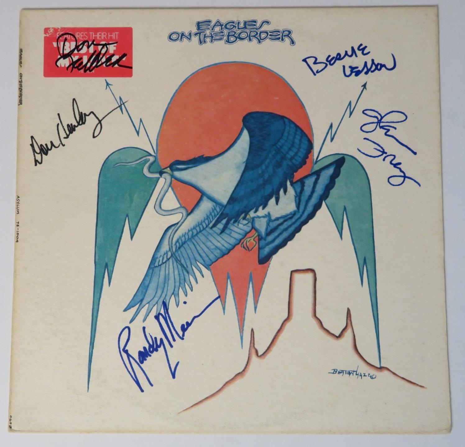 EAGLES (Group Band) Signed Autograph 