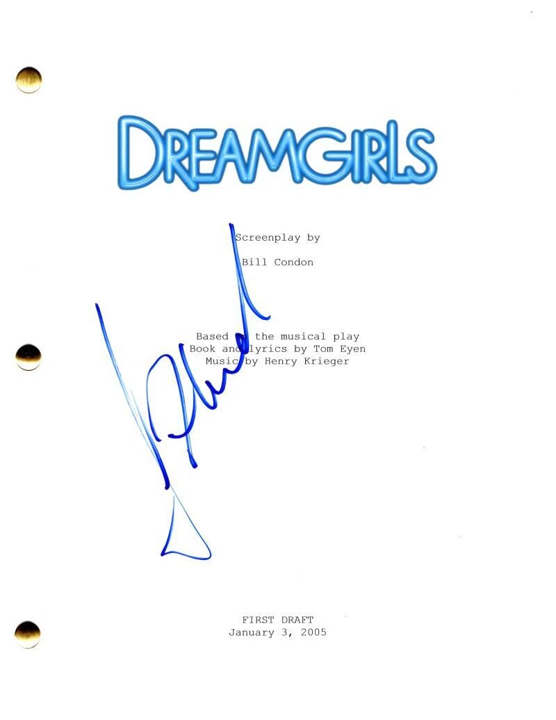 Jennifer Hudson Signed Autograph Dreamgirls Full Movie Script Screenplay
