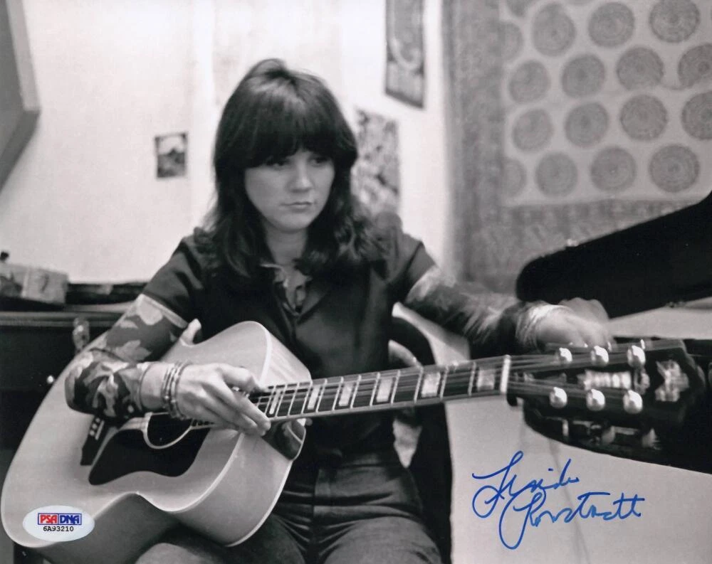 Linda Ronstadt Signed Autograph 8x10 Photo - Living in the USA Singer w/ PSA COA