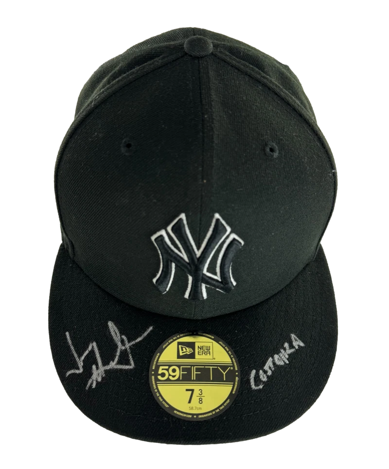 Jason Alexander Seinfeld Signed Autograph NY Yankees Baseball Hat Costanza BAS