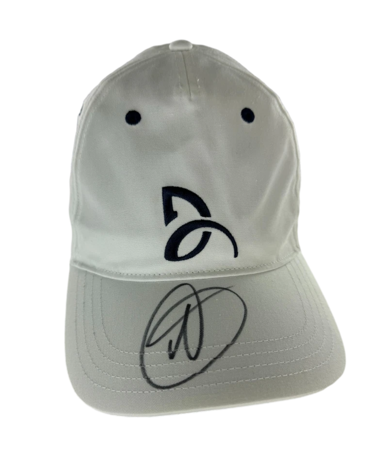 Novak Djokovic Signed Autograph White Logo Tennis Baseball Cap Hat - Beckett COA