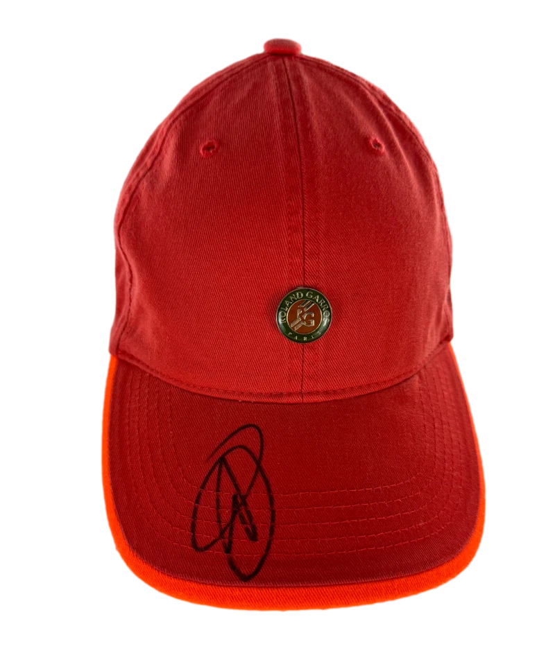 Novak Djokovic Signed Autograph Roland Garros French Open Tennis Cap Hat w/ BAS