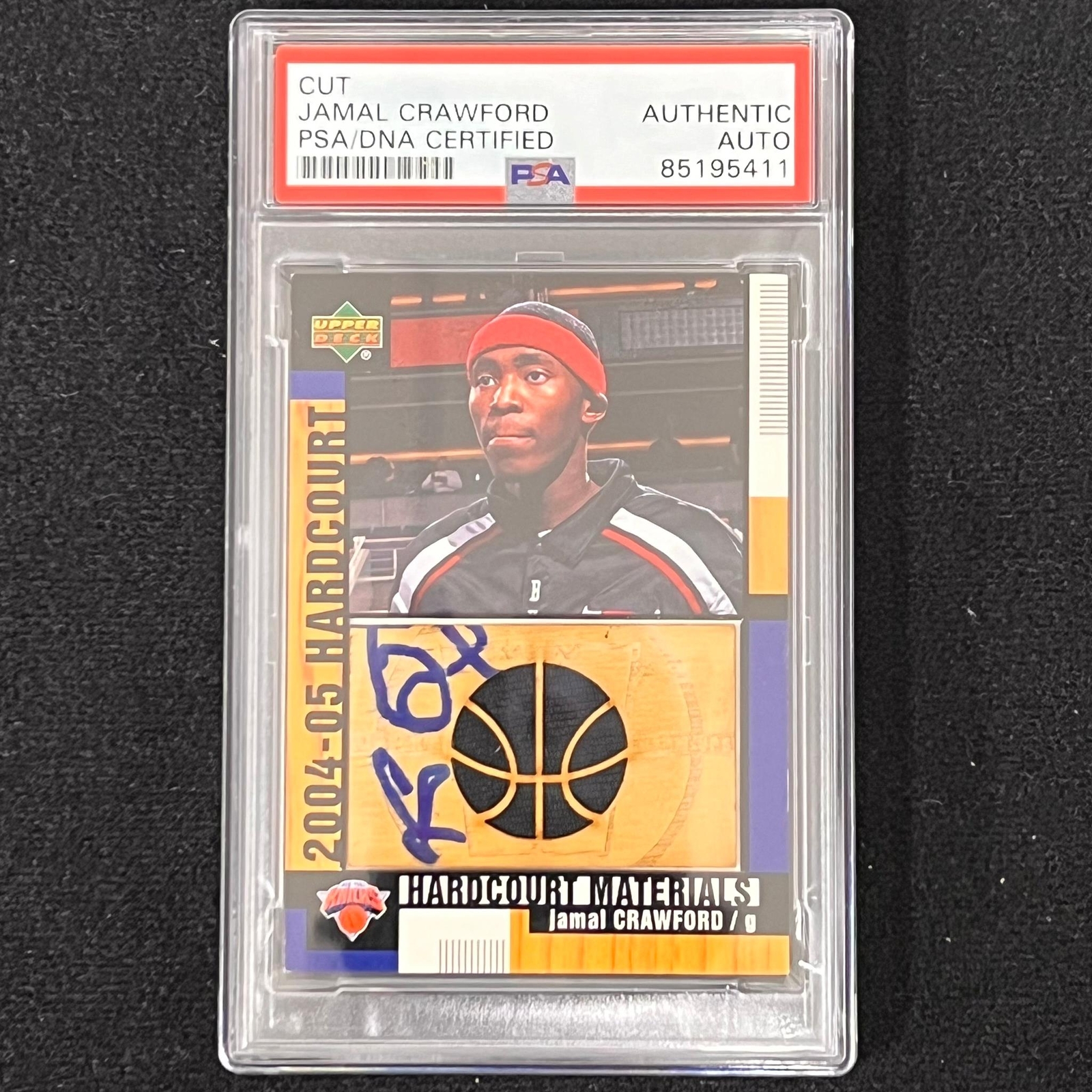 2004-05 Upper Deck #HCM-JC Jamal Crawford Signed Card AUTO PSA/DNA Slabbed Knick
