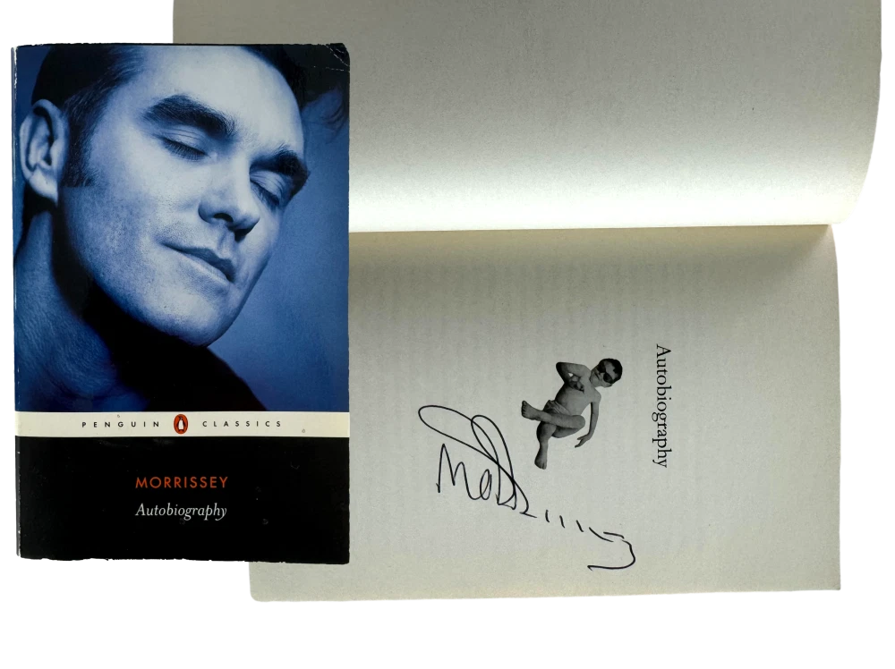Morrissey the Smiths Signed Autograph Autobiography Book - The Queen Is Dead BAS