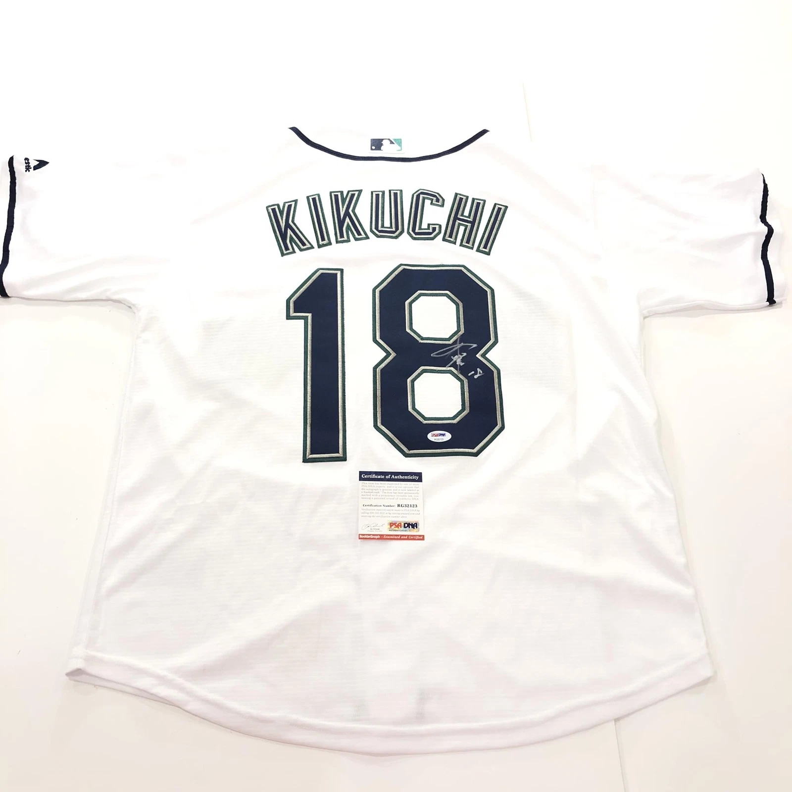 YUSEI KIKUCHI SIGNED JERSEY PSA/DNA SEATTLE MARINERS AUTOGRAPHED COLLECTIBLE MEMORABILIA