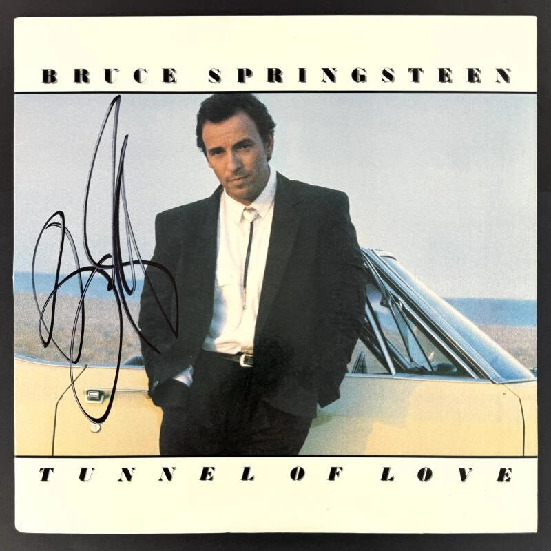 Bruce Springsteen Signed Autograph Album Vinyl Record LP Tunnel of Love Beckett
