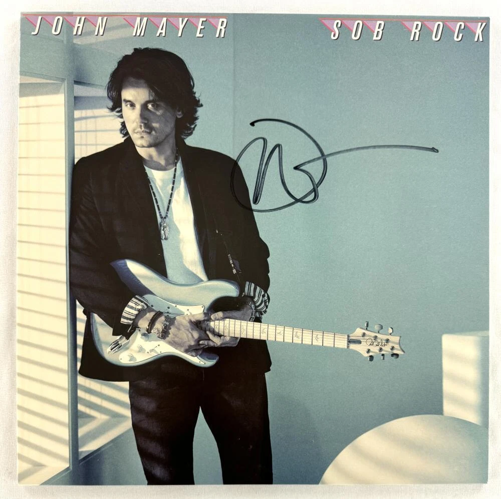 John Mayer Signed Autograph Album Vinyl Record LP - Sob Rock w/ Beckett JSA COA