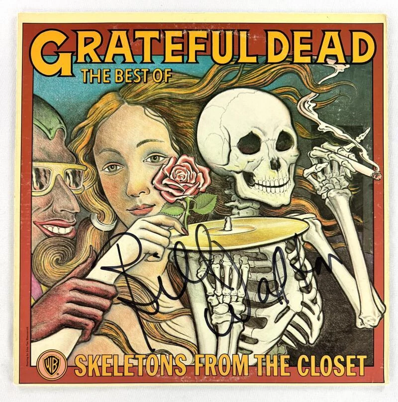 Bill Walton Signed Autograph Album Record Grateful Dead Skeletons Closet JSA COA