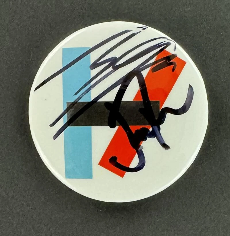 Josh Dun & Tyler Joseph Signed Autograph Twenty One Pilots Button w/ JSA COA
