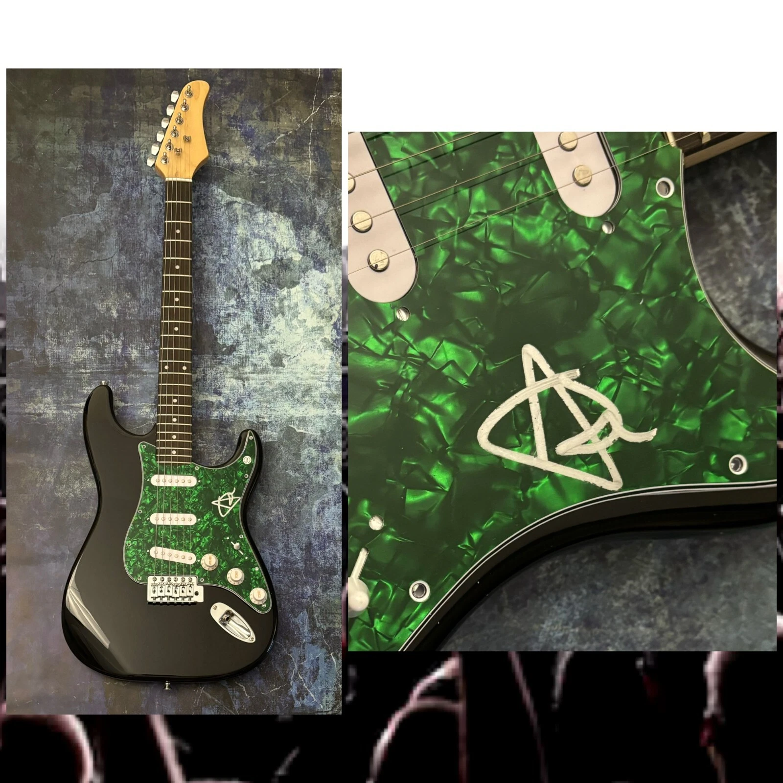 GFA The Misfits Guitarist * ACEY SLADE * Signed Electric Guitar COA