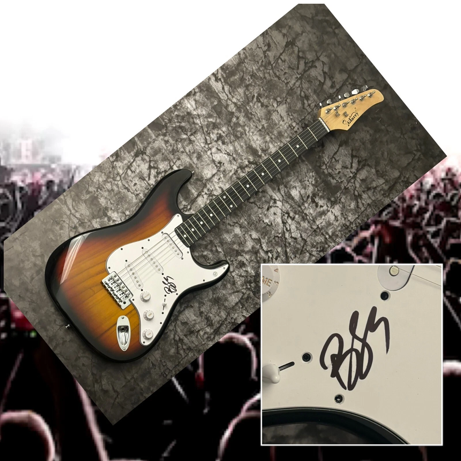 GFA Atreyu Band Drummer * BRANDON SALLER * Signed Electric Guitar COA