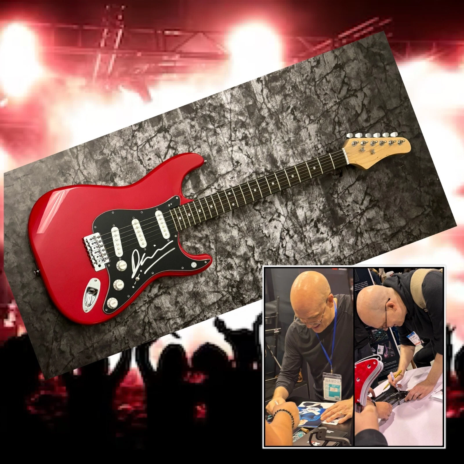 GFA Strapping Young Lad * DEVIN TOWNSEND * Signed Electric Guitar PROOF COA