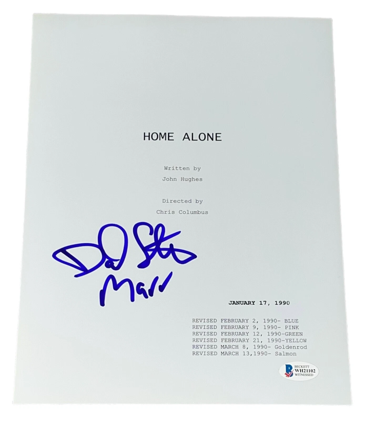 Daniel Stern Signed Autograph Home Alone 