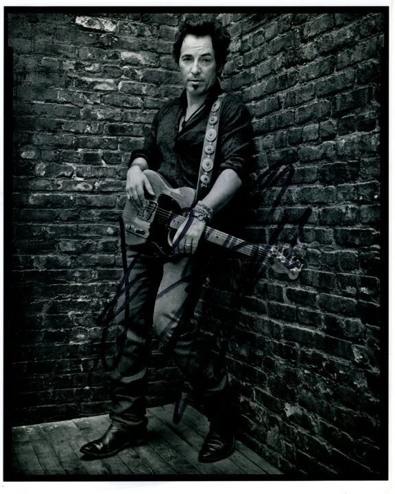 BRUCE SPRINGSTEEN Signed Autographed 8x10 Photo