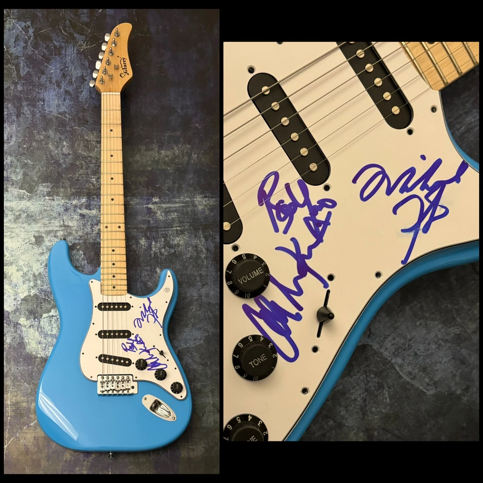 GFA Bill Michael & Allen x3 Band * FIREHOUSE * Signed Electric Guitar COA