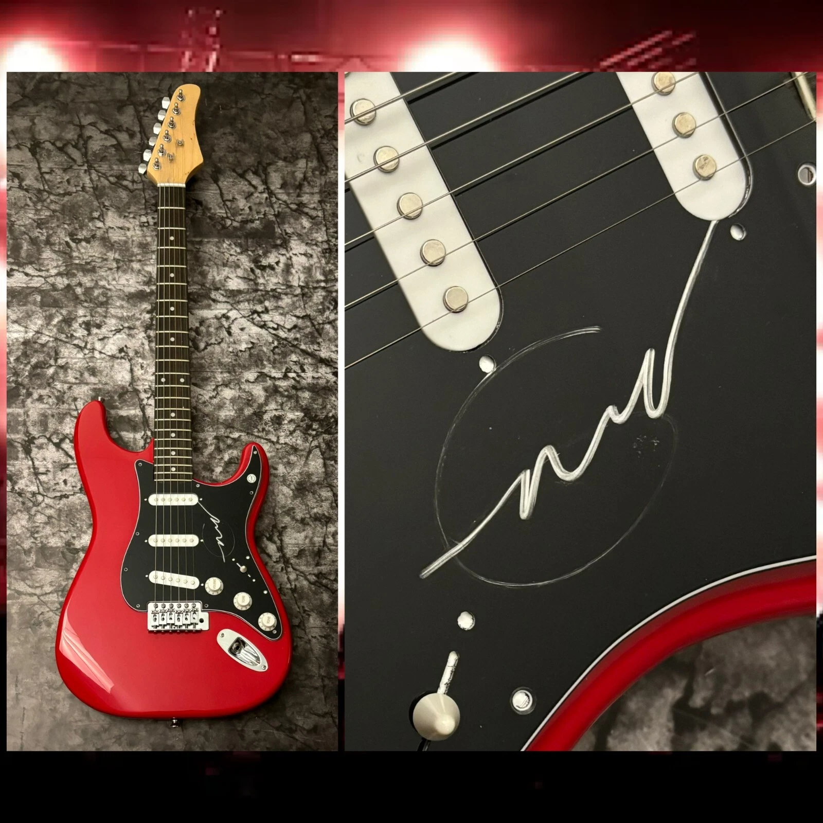 GFA Queensryche Band Singer * GEOFF TATE * Signed Electric Guitar PROOF COA