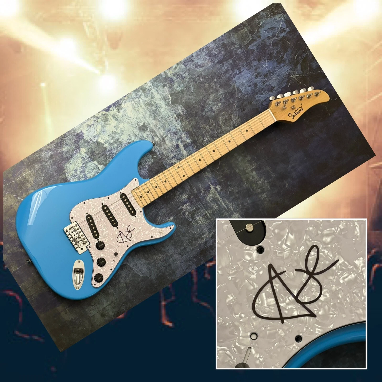 GFA The Misfits Guitarist * ACEY SLADE * Signed Electric Guitar COA