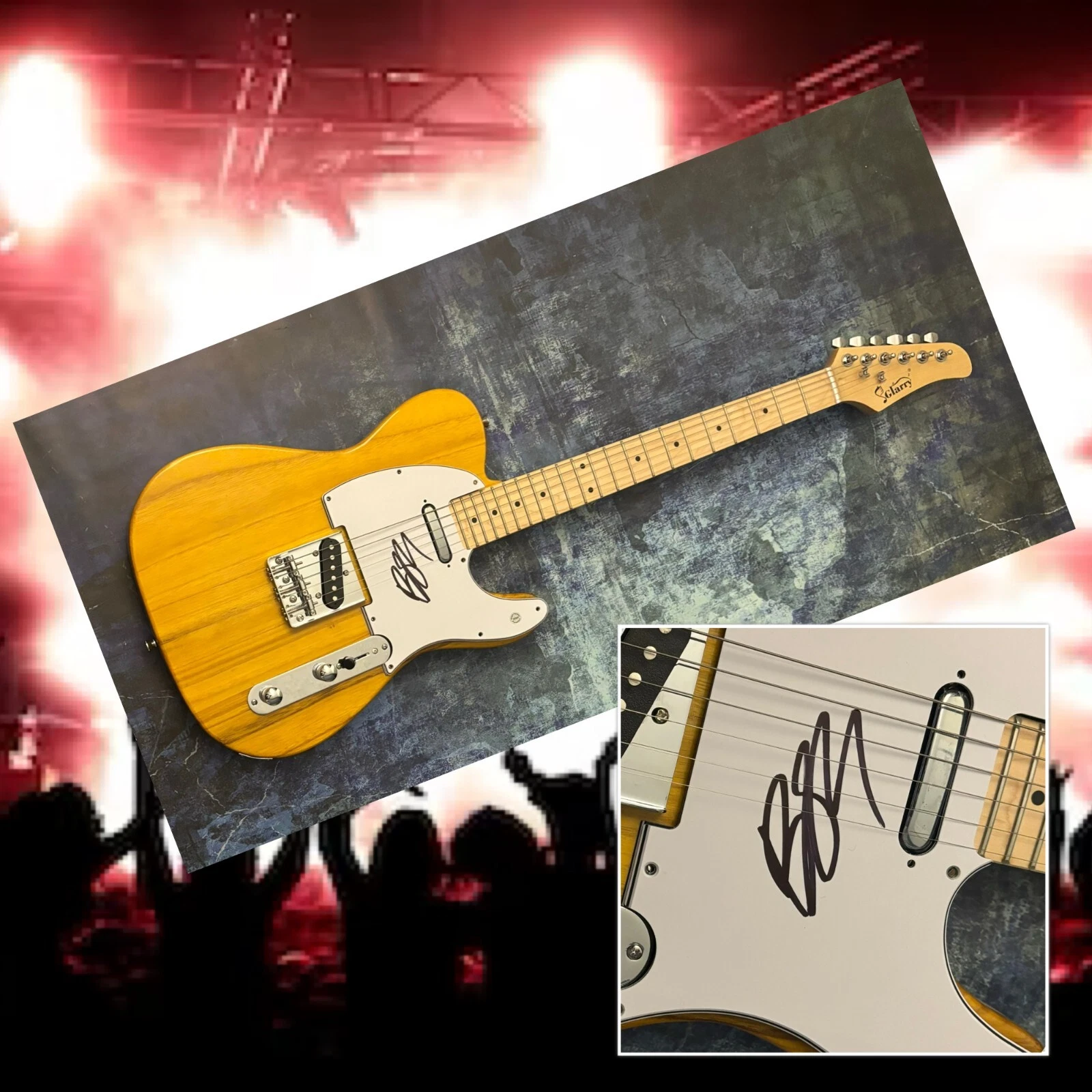 GFA Atreyu Band Drummer * BRANDON SALLER * Signed Electric Guitar COA