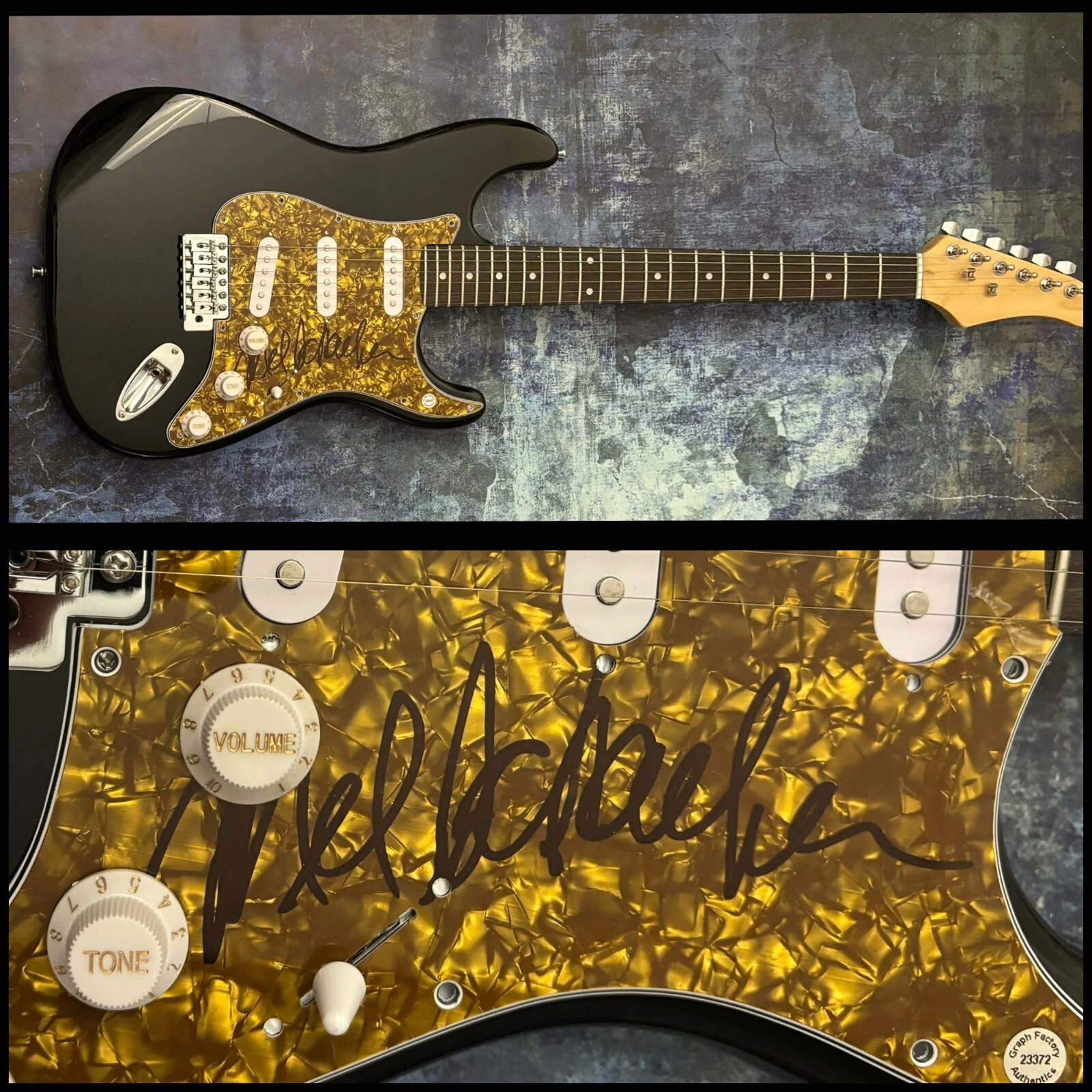 GFA Grand Funk Railroad Band * MEL SCHACHER * Signed Electric Guitar M6 COA