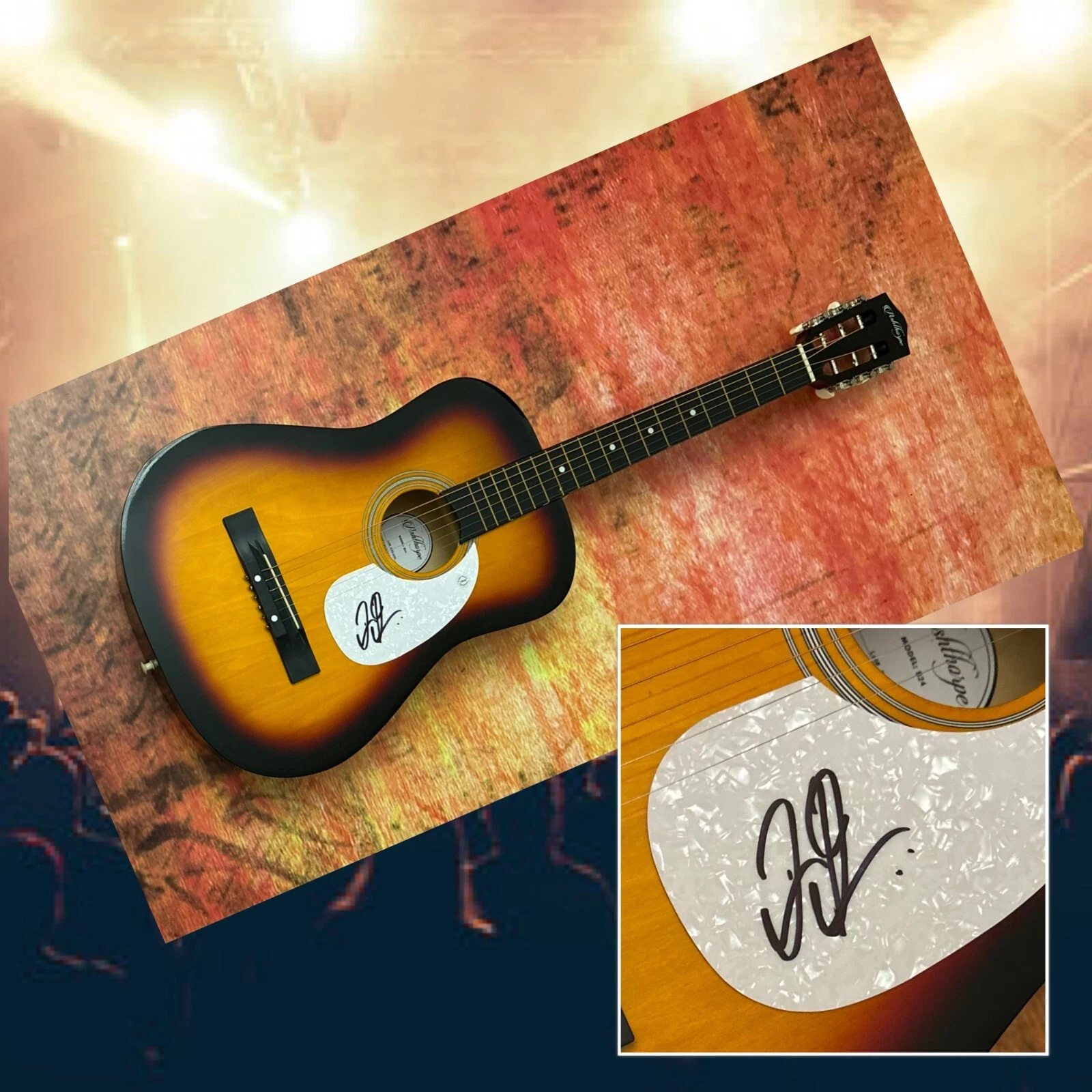 GFA Don't Come Lookin' Star * JACKSON DEAN * Signed Acoustic Guitar COA