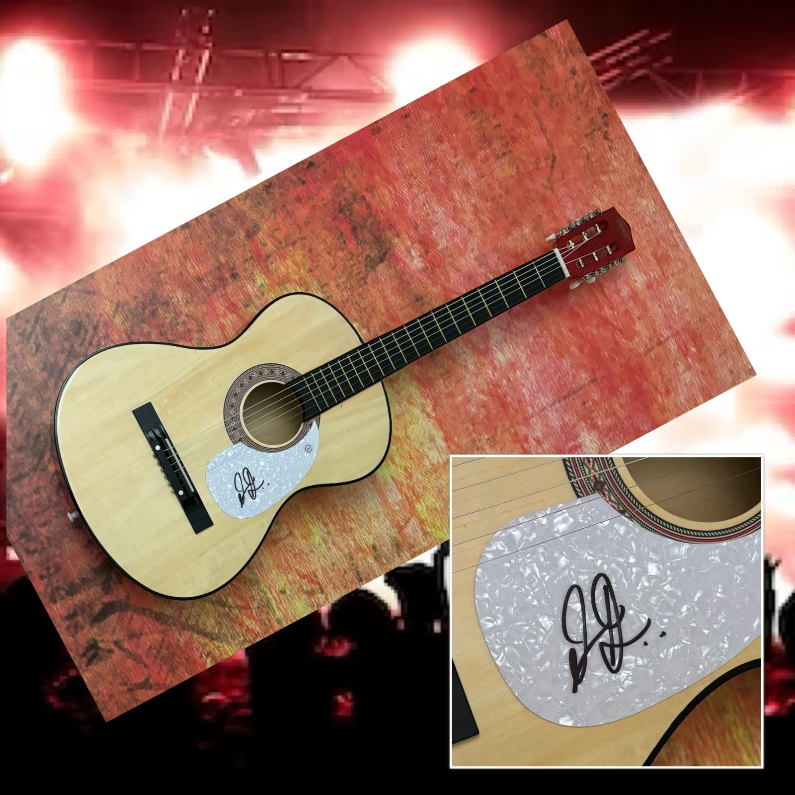 GFA Don't Come Lookin' Star * JACKSON DEAN * Signed Acoustic Guitar COA