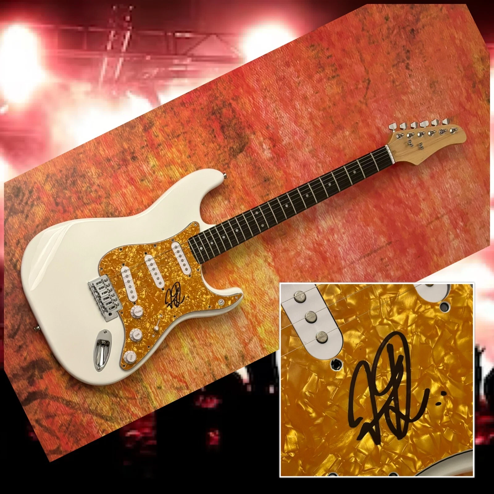 GFA Don't Come Lookin' Star * JACKSON DEAN * Signed Electric Guitar COA