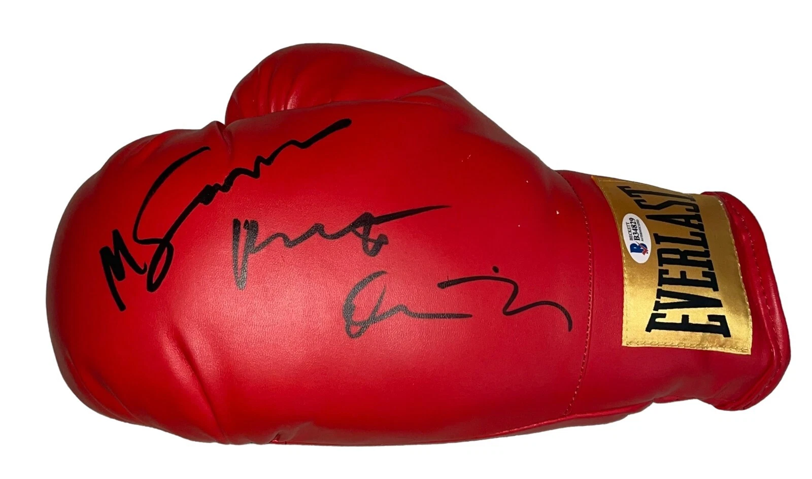 Robert De Niro Martin Scorsese Signed Autograph Boxing Glove Raging Bull Beckett